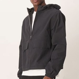 Chaqueta Cortavientos Impermeable Ligera con Capucha y Cremallera Personalizada para Hombre, Chaqueta Cortavientos para Senderismo al Aire Libre - Product Image 1