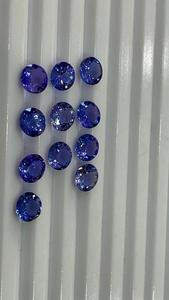 เครื่องตัดทรงกลม Tanzanites แบบตัดได้ทุกขนาดทำด้วยมือ - Product Image 3