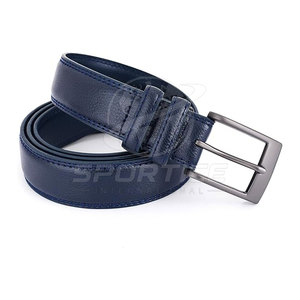 Smooth Cow Hide Leather Casual Waistband Adjustable Buckle Waterproof Durable Elegant Surface Versatile Men Outfit <b>Accessory</b> - Product Image 2