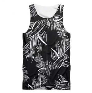 Nueva llegada Unisex camisetas sin mangas Estilo Hawaiano playa chaleco 3D sublimación sin mangas selva impreso camiseta sin mangas hombres ropa de gimnasio - Product Image 5