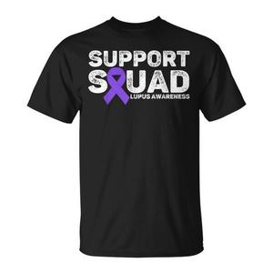 T-shirt promozionale Support Squad per il Mese della Consapevolezza sul Lupus per Pazienti - Product Image 1
