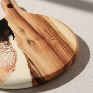 Planche à découper en bois massif de qualité supérieure, épaisse, en bois naturel, écologique, passe au lave-vaisselle, pour la maison, les professionnels et les hôtels - Product Image 5