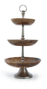 Nuevo Soporte para Tartas de Diseño Antiguo de Madera, Soporte para Postres, Soporte para Chocolates con Diseño Grabado en Árabe - Product Image 6