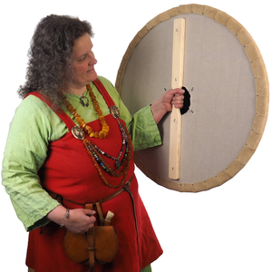 Patrón personalizado en blanco Viking Shield 22 "pulgadas. Escudo de madera redondo vikingo por Calvin artesanía - Product Image 3