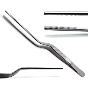 Adson คีมปากคีบดาบปลายปืน16ซม. แหนบผ่าตัดแต่งขอบหยัก1.7ซม. - Product Image 1