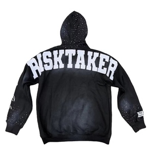 Sudadera con Capucha Desgastada, Lavada al Ácido, Estilo Sólido, Precio Bajo, Mejor Oferta, Hecha a Medida para Hombre - Product Image 2