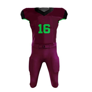 ชุดชุดกีฬาสไตล์สตรีทกลางแจ้งสีพื้นเสื้ออเมริกันฟุตบอลอเมริกันสำหรับผู้ชาย - Product Image 2