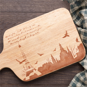 Pochoir de peinture durable en forme de Tour Eiffel, modèle de dessin réutilisable en PET pour le bois et les murs - Product Image 6