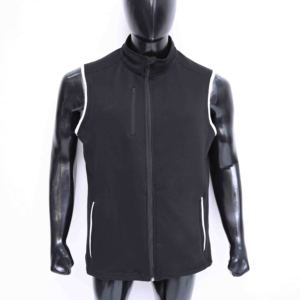 Vente en gros 100% coton sans manches polaire gilet pour hommes respirant extérieur hiver chaud gilet fermeture éclair logo personnalisé conceptions pour - Product Image 4