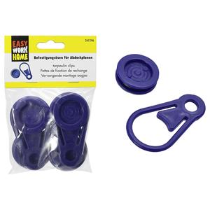 4-Pack Fastening Eyelets for Easy Work 6-Piece Packaging Unit for <b>Tarp</b> Fastening - Product Image 1