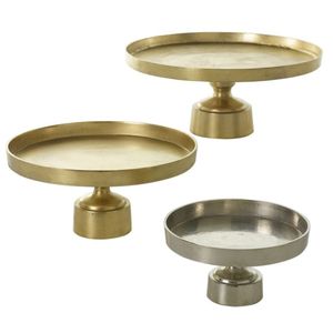Luxury Gold Metal Cake Stand <b>Round</b> Wedding Dessert Table Display Riser Decorative Wrought Iron Cupcake Holder for Party Events - Product Image 6