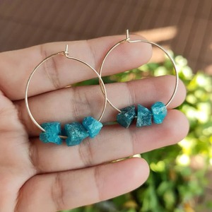 ต่างหูห่วงซิทรินทำจากหินดิบธรรมชาติสีเงิน925ต่างหูเงินแท้เครื่องประดับทำมือสำหรับผู้หญิงต่างหูเด็กผู้หญิง - Product Image 5