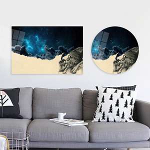 Tableau sur toile imprimé : Vieil homme fumeur - Décoration élégante pour cadeau Galaxy, ART SUR VERRE TÉRMÉTRAL - Product Image 1