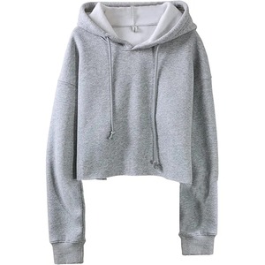 Alta calidad personalizado al por mayor señora mujeres Top Pullover Hoodie Crop Club Hoodies por Standard International - Product Image 1