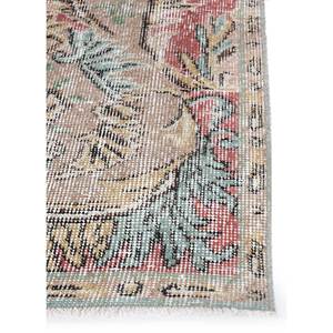 Alfombras Vintage de Lana 9x12 en Rojo Naranja, Anudadas a Mano con Patrón de Medallón, para Uso Doméstico, para Sala de Estar o Pasillo, Modelo Pae-2658 - Product Image 4