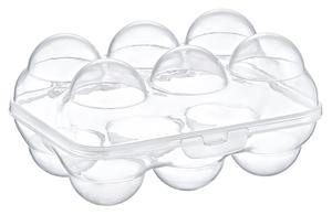 ภาชนะเก็บไข่6ช่องแบบพกพากล่องพลาสติกใส่ไข่พร้อมล็อคนิรภัยสำหรับปิกนิกในตู้เย็น - Product Image 3