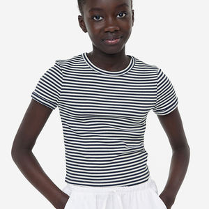 Camiseta transpirable para niñas, camisetas con estampado colorido, Jersey suave de verano, Top femenino para adolescentes - Product Image 1