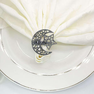 Anneau de serviette décoratif tendance pour le Ramadan, accessoire de table pour la maison et l'hôtel, best-seller, au prix le plus bas - Product Image 3