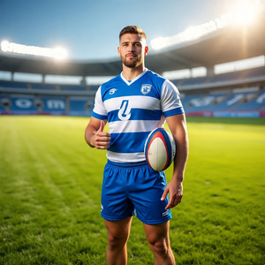 Uniforme de Rugby transpirable de secado rápido para hombre, uniforme de Rugby sublimado, Jersey deportivo con pantalones cortos, uniforme de Rugby profesional de alta calidad - Product Image 6