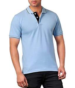 Camiseta Polo de Tela Cómoda Hecha en Pakistán, Diseño Único, Camiseta Polo para Hombre en Color Sólido - Product Image 3