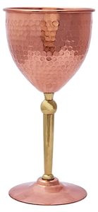 Vaso de vidrio de cobre de calidad superior con artesanía tradicional Ideal para mesa de comedor estética y elegancia de cocina - Product Image 5