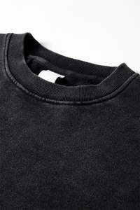 Sudadera para Hombre 2024, Lavado Ácido, Hecha a Medida, 100% Algodón, Estilo Vintage, Hombros Caídos, Corte Holgado, Tallas Grandes, Invierno - Product Image 4