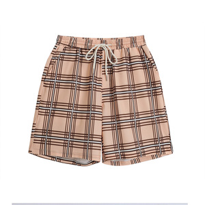 Customized Logo <b>Men</b> Summer Solid Color Beach Shorts Wholesale Quick Dry Swim <b>Trunks</b> with Print 2025 - Product Image 1