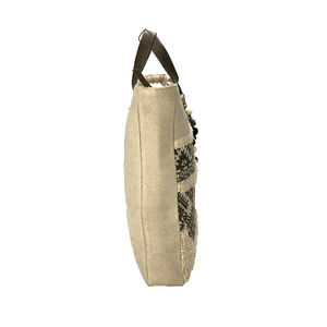 Sac fourre-tout en toile ouverte de haute qualité pour femmes avec deux poignées/sangles élégant décontracté bandoulière épaule Design doublure en coton - Product Image 4