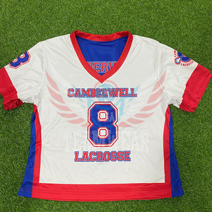 Maillots de lacrosse personnalisés pour hommes et unisexes, imprimés, en mesh, réversibles, vente en gros - Product Image 1