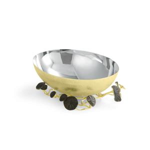 Cuenco de acero inoxidable para jardín de Monets de alta demanda en tono dorado brillante, el mejor artículo para servir vajilla disponible para la venta - Product Image 3