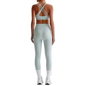 Conjunto de Yoga de 2 Piezas Estilo 2026, Ropa Deportiva para Mujer, Bra Deportivo y Leggings sin Costuras para Gimnasio y Fitness - Product Image 5