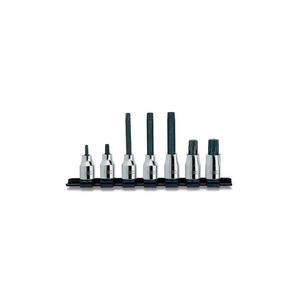 Set of 7 1/2'' <b>Socket</b> Bits for XZN <b>Screws</b> Usag Product - Product Image 1
