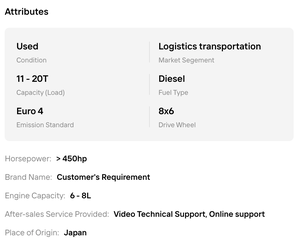 Best!! Long Distance Commercial <b>Cargo</b> Hauling Cabin Truck Built for Heavy <b>Trailer</b> Transportation vehicle container - Product Image 5