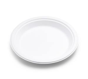 Plat biodégradable jetable de pulpe de canne à sucre de 12 pouces plat écologique de bagasse sans produit chimique plaqué - Product Image 5