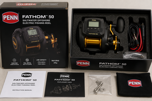 Mulinello Elettrico da Pesca Penn Fathom 50 per Acque Salate con Rapporto di Trasmissione 1.9:1, Rivestimento Anticorrosione e Sistema Anti-Reversibile - Product Image 3