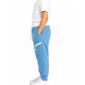 Pantalon de jogging léger pour garçons, taille haute, cordon de serrage, 100 % coton, matière respirante pour la course, le jeu et le quotidien, élégant - Product Image 6