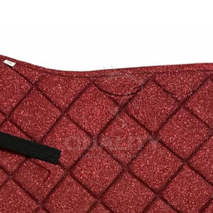 Tapis de selle brillant à paillettes avec support antidérapant et tissu durable pour tapis de selle confortable à paillettes - Product Image 6