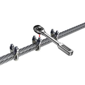LEEMETAL Galvanized Malleable <b>Wire</b> <b>Rope</b> <b>Clips</b> US Type for General Industry Use 1/8"~1" Size - Product Image 4