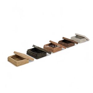 Premium Quality Handmade Bohemian Style Rattan Tissue Box Made in Vietnam for Home Bathroom and <b>Dining</b> <b>Table</b> - Product Image 6