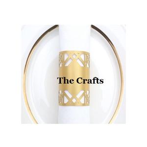 <b>Metal</b> Gold Color Napkin <b>Ring</b> With Superior Quality Round Shape Tissue <b>Ring</b> <b>For</b> Home Hotel And Wedding Use - Product Image 1