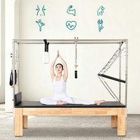 Lit de Pilates Cadillac en bois durable avec accessoires complets, machine de Pilates, équipement d'exercice de yoga pour la maison