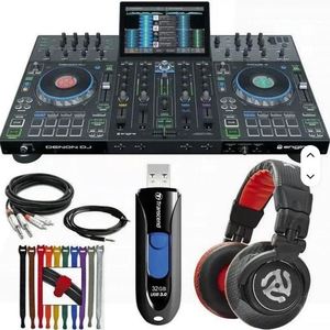 Sistema de DJ Independiente de 4 Canales Denon DJ Prime4, Controlador Serato DJ, Color Negro, MÁS VENDIDO - Product Image 1