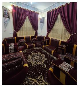 Design d'intérieur Majlis arabe, design classique moderne, ensemble élégant pour salon, sièges d'angle luxueux, design gain de place - Product Image 1