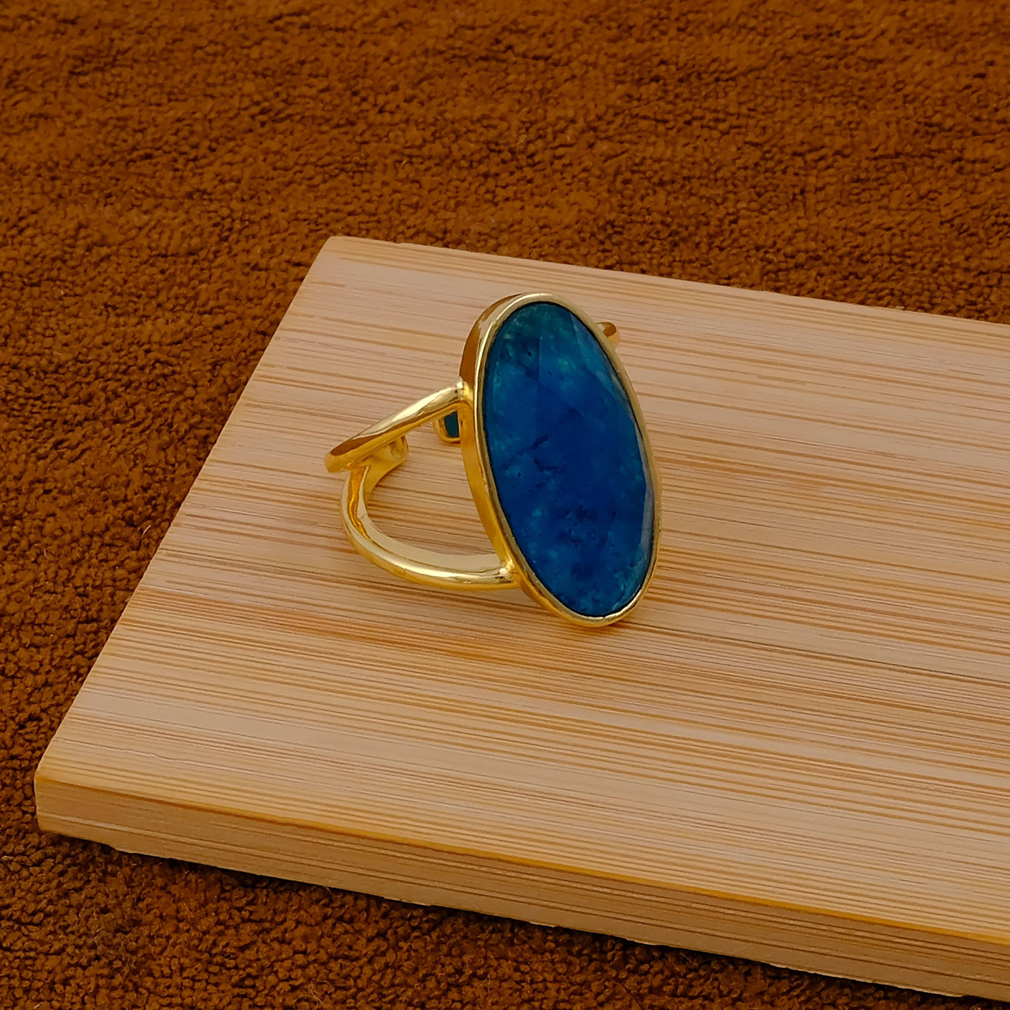 Neon Blue Apatite Jade