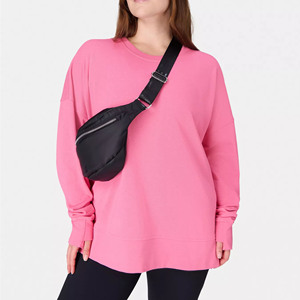Ropa Deportiva Informal con Capucha, Transpirable, Ecológica, de Manga Larga, Personalizable con Logotipo OEM, de Algodón Grueso, Holgada, Clásica - Product Image 2