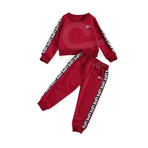 ชุดวอร์มเด็กผู้ชายสำหรับฤดูหนาวชุดวอร์มผ้าฝ้ายสีล้วน20% 80% โลโก้ตามสั่ง - Product Image 3