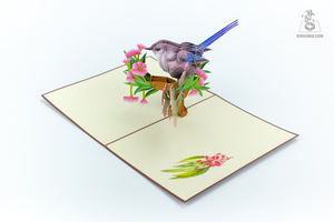 Cartes d'animaux artisanales faites à la main Pop-up de haute qualité cartes-cadeaux pour les occasions personnaliser la commande - Product Image 5