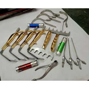 Kit quirúrgico ortopédico de acero inoxidable de 17 piezas, fuente de alimentación Manual alemana, instrumentos de cirugía plástica para aumento de senos - Product Image 2