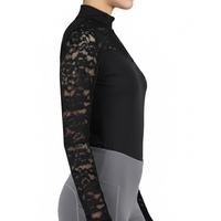 Vêtements d'équitation pour femmes, chemise à manches longues zippée pour l'extérieur, en vente, sous-vêtement d'équitation pour femmes