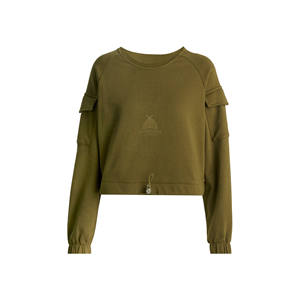 เสื้อฮู้ดดี้โอเวอร์ไซส์สไตล์สตรีทแวร์สำหรับผู้หญิง ลายพิมพ์ ฤดูหนาว ผ้าฝ้าย 100% ระบายอากาศได้ดี 380 GSM  รับสกรีนโลโก้ด้านข้าง - Product Image 4